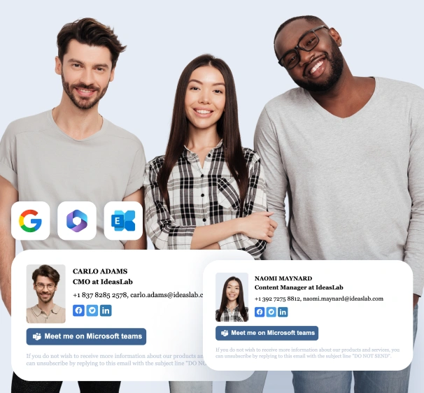 Email Signature Manager For Google Workspace and Office 365